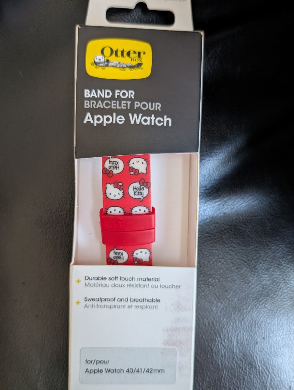 Hello Kitty Red and White Silicone Apple Watch Band OtterBox